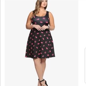 Torrid Lips and Dots Dress, 2X